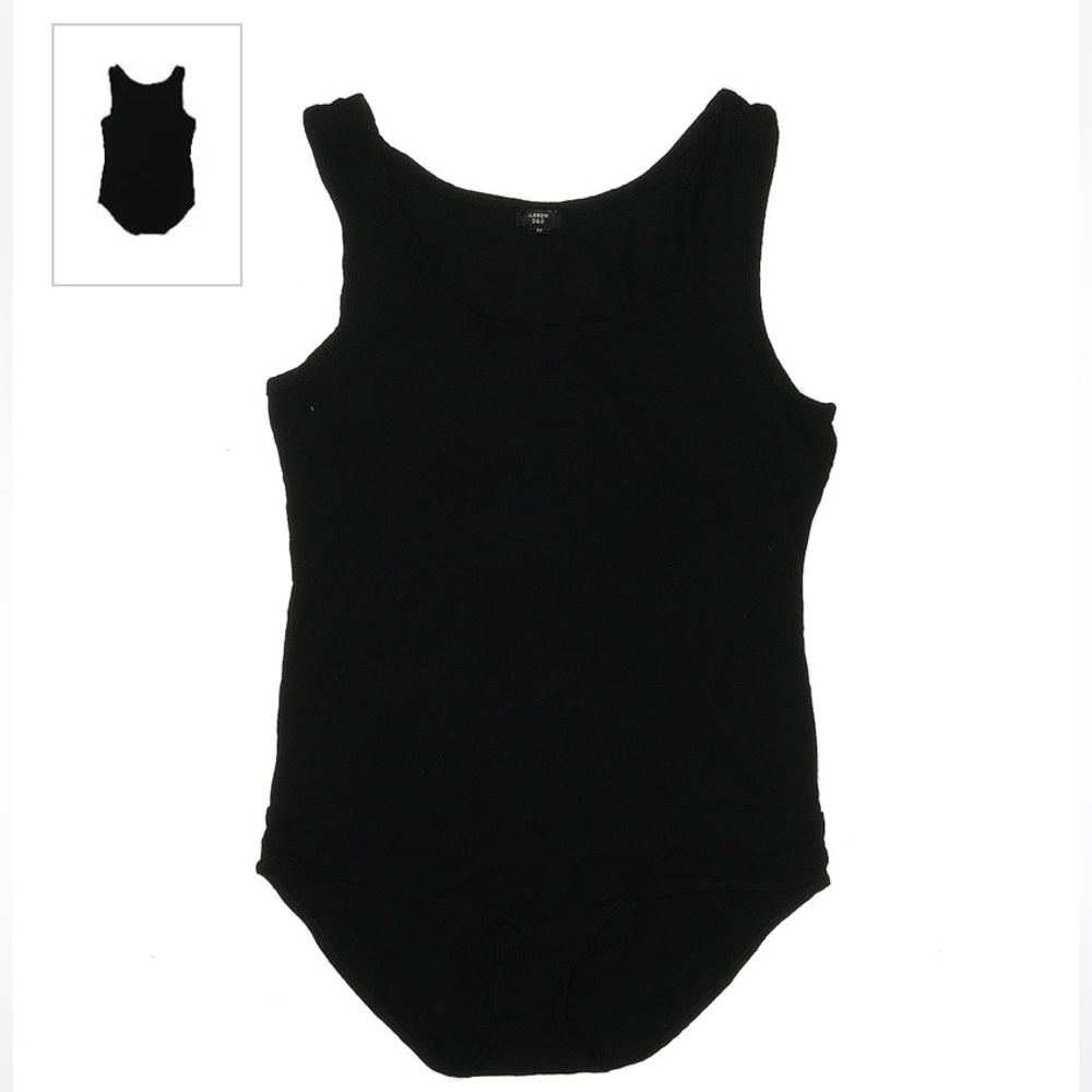 “J Crew 365” black bodysuit; size xsmall;NWOT